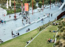 <a href="https://landscapearchitecturebuilt.com/staging/darling-harbour-public-realm">Darling Harbour Public Realm</a>, <br>Sydney, Australia