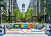 <a href="https://landscapearchitecturebuilt.com/staging/industry-city-courtyard-5-6">Industry City Courtyard 5-6</a>, <br>Sunset Park, Brooklyn, NY, USA