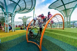 <a href="https://landscapearchitecturebuilt.com/staging/waterway-point-happy-park">Waterway point - Happy Park</a>, <br>Singapore