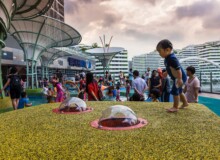 <a href="https://landscapearchitecturebuilt.com/staging/waterway-point-happy-park">Waterway point - Happy Park</a>, <br>Singapore