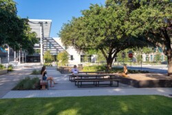 <a href="https://landscapearchitecturebuilt.com/staging/fontaine-plaza">Fontaine Plaza</a>, <br>Austin Community College Highland Campus, Austin, TX, USA