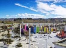 <a href="https://landscapearchitecturebuilt.com/staging/play-land-at-serravalle-designer-outlet">Play Land at Serravalle Designer Outlet</a>, <br>Serravalle Scrivia, Italy An image of landscape architecture project Play Land at Serravalle Designer Outlet, by design firm Carve, in Serravalle Scrivia, Italy.