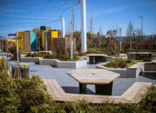 <a href="https://landscapearchitecturebuilt.com/staging/play-land-at-serravalle-designer-outlet">Play Land at Serravalle Designer Outlet</a>, <br>Serravalle Scrivia, Italy An image of landscape architecture project Play Land at Serravalle Designer Outlet, by design firm Carve, in Serravalle Scrivia, Italy.