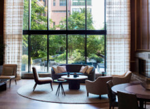 <a href="https://landscapearchitecturebuilt.com/staging/150-charles">150 Charles</a>, <br>New York, NY, USA An image of a landscape architecture project in New York, showing