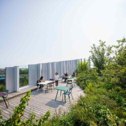 <a href="https://landscapearchitecturebuilt.com/staging/biotope">Biotope</a>, <br>Lille, France An image of landscape architecture project Biotope, by design firm Henning Larsen, in Lille, France.