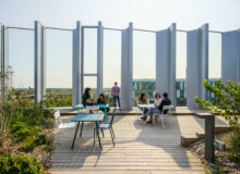 <a href="https://landscapearchitecturebuilt.com/staging/biotope">Biotope</a>, <br>Lille, France An image of landscape architecture project Biotope, by design firm Henning Larsen, in Lille, France.