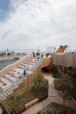 <a href="https://landscapearchitecturebuilt.com/staging/salling-rooftop-roofgarden">Salling Rooftop and Roofgarden</a>, <br>Aalborg, Denmark and Aarhus, Denmark An image of landscape architecture project Salling Rooftop and Roofgarden, by design firm Henning Larsen, in Aalborg, Denmark and Aarhus, Denmark.