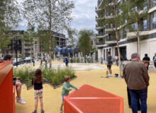 <a href="https://landscapearchitecturebuilt.com/staging/plot-5">East Village - Plot 5 play space</a>, <br>London, UK