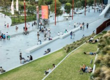 <a href="https://landscapearchitecturebuilt.com/darling-harbour-public-realm">Darling Harbour Public Realm</a>, <br>Sydney, Australia