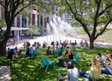 <a href="https://landscapearchitecturebuilt.com/fareground-at-one-eleven">Fareground at One Eleven</a>, <br>Austin, TX, USA