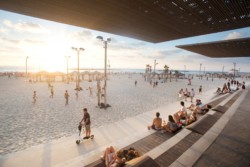 <a href="https://landscapearchitecturebuilt.com/tel-avivs-central-promenade-renewal">Tel Aviv's Central Promenade Renewal</a>, <br>Tel Aviv, Israel