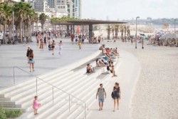 <a href="https://landscapearchitecturebuilt.com/tel-avivs-central-promenade-renewal">Tel Aviv's Central Promenade Renewal</a>, <br>Tel Aviv, Israel
