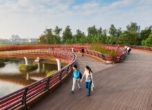 <a href="https://landscapearchitecturebuilt.com/yanweizhou-park">Yanweizhou Park </a>, <br>Jinhua, Zhejiang Province, China