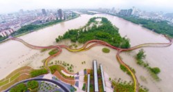 <a href="https://landscapearchitecturebuilt.com/yanweizhou-park">Yanweizhou Park </a>, <br>Jinhua, Zhejiang Province, China