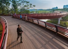 <a href="https://landscapearchitecturebuilt.com/yanweizhou-park">Yanweizhou Park </a>, <br>Jinhua, Zhejiang Province, China