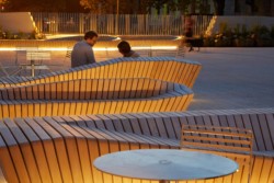 <a href="https://landscapearchitecturebuilt.com/harvard-plaza">Harvard Plaza</a>, <br>Cambridge, MA, USA