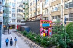 <a href="https://landscapearchitecturebuilt.com/industry-city-courtyard-5-6">Industry City Courtyard 5-6</a>, <br>Sunset Park, Brooklyn, NY, USA