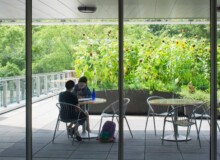 <a href="https://landscapearchitecturebuilt.com/simons-center-for-geometry-and-physics">Simons Center for Geometry and Physics</a>, <br>University of New York, Stony Brook, NY, USA