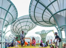 <a href="https://landscapearchitecturebuilt.com/waterway-point-happy-park">Waterway point - Happy Park</a>, <br>Singapore