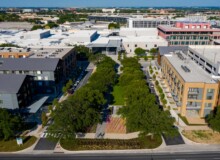 <a href="https://landscapearchitecturebuilt.com/fontaine-plaza">Fontaine Plaza</a>, <br>Austin Community College Highland Campus, Austin, TX, USA