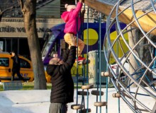 <a href="https://landscapearchitecturebuilt.com/tophane-park-playground">Tophane Park Playground</a>, <br>Istanbul, Turkey An image of landscape architecture project Tophane Park Playground, by design firm Carve, in Istanbul, Turkey.