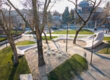 <a href="https://landscapearchitecturebuilt.com/tophane-park-playground">Tophane Park Playground</a>, <br>Istanbul, Turkey An image of landscape architecture project Tophane Park Playground, by design firm Carve, in Istanbul, Turkey.