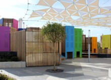 <a href="https://landscapearchitecturebuilt.com/play-land-at-serravalle-designer-outlet">Play Land at Serravalle Designer Outlet</a>, <br>Serravalle Scrivia, Italy An image of landscape architecture project Play Land at Serravalle Designer Outlet, by design firm Carve, in Serravalle Scrivia, Italy.