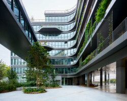 <a href="https://landscapearchitecturebuilt.com/biotope">Biotope</a>, <br>Lille, France An image of landscape architecture project Biotope, by design firm Henning Larsen, in Lille, France.
