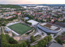 <a href="https://landscapearchitecturebuilt.com/jordal-sports-park ">Jordal Sports Park</a>, <br>Oslo, Norway A photo of landscape architecture project Jordal Sports Park in Oslo, by design firm Henning Larsen