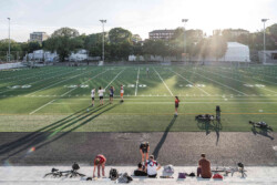 <a href="https://landscapearchitecturebuilt.com/jordal-sports-park ">Jordal Sports Park</a>, <br>Oslo, Norway A photo of landscape architecture project Jordal Sports Park in Oslo, by design firm Henning Larsen