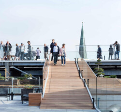 <a href="https://landscapearchitecturebuilt.com/salling-rooftop-roofgarden">Salling Rooftop and Roofgarden</a>, <br>Aalborg, Denmark and Aarhus, Denmark An image of landscape architecture project Salling Rooftop and Roofgarden, by design firm Henning Larsen, in Aalborg, Denmark and Aarhus, Denmark.