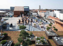 <a href="https://landscapearchitecturebuilt.com/salling-rooftop-roofgarden">Salling Rooftop and Roofgarden</a>, <br>Aalborg, Denmark and Aarhus, Denmark An image of landscape architecture project Salling Rooftop and Roofgarden, by design firm Henning Larsen, in Aalborg, Denmark and Aarhus, Denmark.