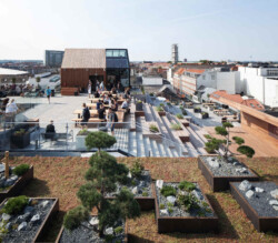 <a href="https://landscapearchitecturebuilt.com/salling-rooftop-roofgarden">Salling Rooftop and Roofgarden</a>, <br>Aalborg, Denmark and Aarhus, Denmark An image of landscape architecture project Salling Rooftop and Roofgarden, by design firm Henning Larsen, in Aalborg, Denmark and Aarhus, Denmark.