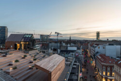 <a href="https://landscapearchitecturebuilt.com/salling-rooftop-roofgarden">Salling Rooftop and Roofgarden</a>, <br>Aalborg, Denmark and Aarhus, Denmark An image of landscape architecture project Salling Rooftop and Roofgarden, by design firm Henning Larsen, in Aalborg, Denmark and Aarhus, Denmark.