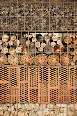<a href="https://landscapearchitecturebuilt.com/vallmora-park">Vallmora Park</a>, <br>Barcelona, Spain Insect hotel