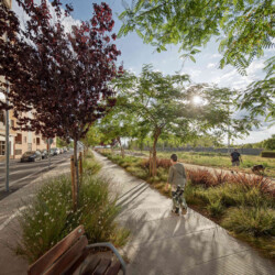 <a href="https://landscapearchitecturebuilt.com/eix-de-la-via">Eix de la via</a>, <br>Barcelona, Spain