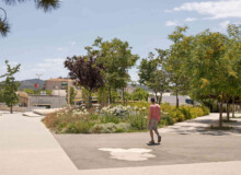 <a href="https://landscapearchitecturebuilt.com/eix-de-la-via">Eix de la via</a>, <br>Barcelona, Spain