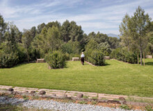 <a href="https://landscapearchitecturebuilt.com/forest-path-roques-blanques">Forest path in the Roques Blanques Cemetery</a>, <br>Barcelona, Spain
