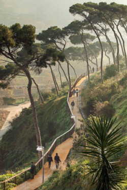 <a href="https://landscapearchitecturebuilt.com/pedestrian-connection-barcelona-montcada">Pedestrian Connection between Barcelona and Montcada i Reixac</a>, <br>Barcelona, Spain