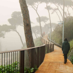 <a href="https://landscapearchitecturebuilt.com/pedestrian-connection-barcelona-montcada">Pedestrian Connection between Barcelona and Montcada i Reixac</a>, <br>Barcelona, Spain